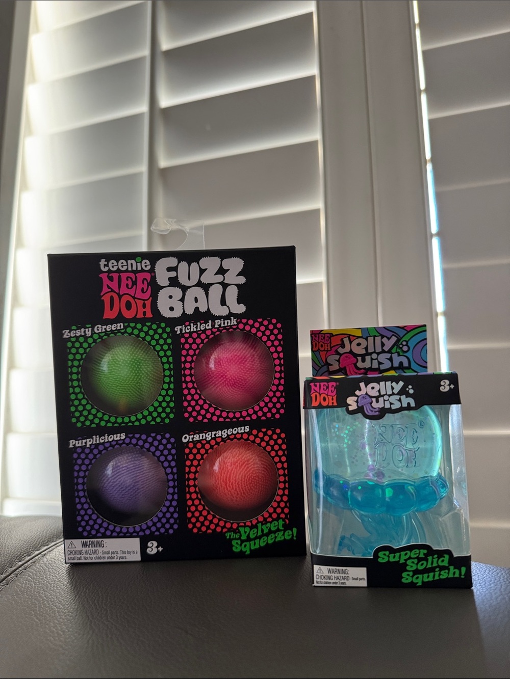 NeeDoh bundle of 2 ! jelly squish and teenie fuzz balls!!